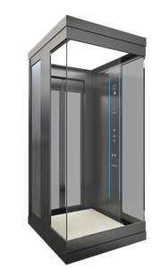 Bán buôn chất lượng tốt khu dân cư biệt thự KHÁCH SẠN CĂN HỘ Vòng thang máy với ổ trục vít và sàn PVC bền hành khách nâng - Product Image 3