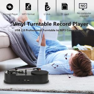Convertidor de Tocadiscos Portátil, Digitaliza Colecciones de Vinilo a MP3, No Requiere PC, Altavoz Integrado, Alimentación por USB y Batería - Product Image 5