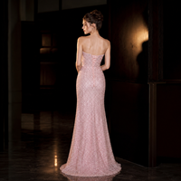 Robe de soirée classique rose poudré, bustier, entièrement ornée de fleurs, coupe sirène ou colonne, pour bal de promo et concours de beauté, sur mesure, vente en gros