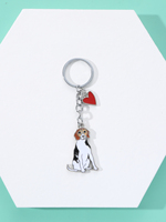Portachiavi Scabinger alla Moda, Portachiavi a Forma di Cane in Metallo per Donna, Ciondolo per Borsa, Gioiello, Portachiavi da Uomo per Auto