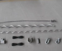 Collier de tension à coin en alliage d'aluminium pour ligne aérienne, matériel de fixation pour conducteur ACSR, norme IEC 61284