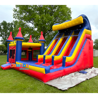 Toboggan Combo de haute qualité pour maison gonflable Gonfiabili Chateau Château gonflable professionnel commercial et double toboggans