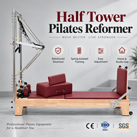 Nouvelle Machine de Pilates Reformer en Gros, Lit en Bois d'Érable Blanc pour l'Équilibre, la Coordination et le Renforcement des Muscles du Core