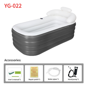 Bañera de hidromasaje familiar portátil plegable Sauna inflable de gran tamaño para adultos engrosada - Product Image 5
