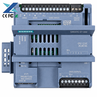 Siemens PLC S7 1200 S7-1200 SIMATIC 1212C asli baru modul Cpu kompak pengendali Plc Controller