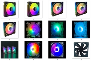 Chất Lượng Cao Tùy Chỉnh RGB Quạt Làm Mát Cho Các Trường Hợp Máy Tính ATX Tháp CPU Chơi Game Máy Tính Để Bàn 3Pin Ngân Sách Thân Thiện Với Biểu Tượng Tùy Chỉnh - Product Image 5