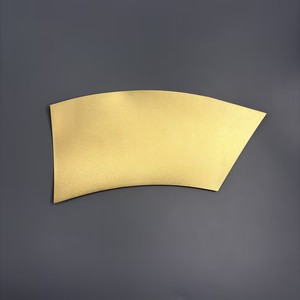 Matériau brut pour gobelets à boisson jetables de luxe, en papier couché PE imprimé sur mesure avec feuille d'or - Product Image 2