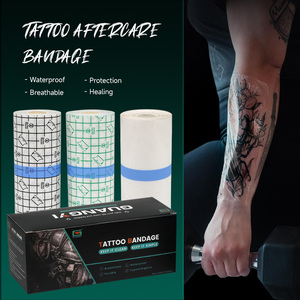 Bande de soin après tatouage des sourcils hypoallergénique de haute qualité, rouleau de film adhésif transparent personnalisable pour tatouage, seconde peau de protection - Product Image 3