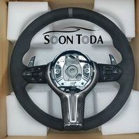 Volant de voiture en fibre de carbone et daim M Sport pour BMW F30 F10 E90 E46 M3 M4 E90 335i 428i 330i F15 F20 140i F32 X3 M8 F80 M3