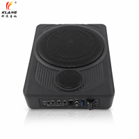 Subwoofer actif mince de 10 pouces pour voiture, nouveau design, amplificateur intégré, sous le siège, haut-parleur de basses puissant, vente en gros