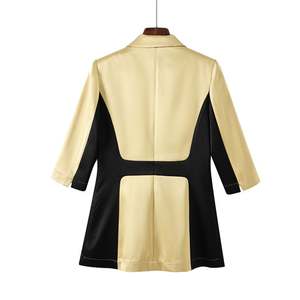 Conjunto de pantalón de 2 piezas al por mayor, trajes de moda Formal de <span class=keywords><strong>oficina</strong></span> para <span class=keywords><strong>mujer</strong></span>, ropa de trabajo para <span class=keywords><strong>mujer</strong></span>, traje de chaqueta de retazos para <span class=keywords><strong>mujer</strong></span> de negocios - Product Image 3