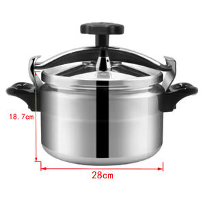 Mini olla a presión <span class=keywords><strong>de</strong></span> aluminio <span class=keywords><strong>de</strong></span> 3L con bloqueo <span class=keywords><strong>de</strong></span> súper seguridad, compatible con todos los tipos <span class=keywords><strong>de</strong></span> encimeras - Product Image 2