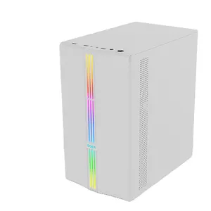 Gabinete pequeno 게이머 Rgb 대량 Cpu 캐비닛 절묘한 흰색 하드웨어 Pc 데스크탑 게임 Atx 컴퓨터 케이스