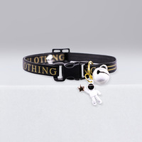 Usine chat collier lettre couleur mignon chat cou chaton animal cloche astronaute collier accessoires de plein air produits fournitures