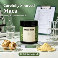 Poudre de complément alimentaire à base de Maca et de Ginseng, Poudre nutritive multi-herbes en vrac, OEM disponible