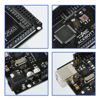 ACEBOTT MEGA 2560 R3 54 I/O pin 1M kabel USB murah grosir papan pengembangan modul papan utama Motherboard untuk Arduino UNO R3