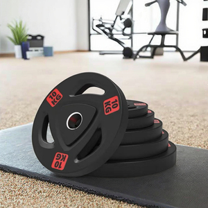 Accessoires de gymnastique d'entraînement fonctionnel plaque de pare-chocs <span class=keywords><strong>20kg</strong></span> plaque de poids pour équipement de Fitness de musculation - Product Image 5