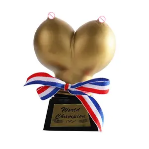 Bachelor party Sex Tools Funny Game Play Adult Toys Supplier, Penis Shaped Huge Boob sex toys Trophy Hen Party Accessories