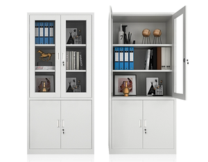 Archivador de Acero Moderno de Alta Calidad con Diseño con Cerradura, Características Ajustables, Puerta de Vidrio para Uso en Hoteles - Gran Venta, Almacenamiento de Archivos - Product Image 5