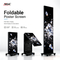 Écran d'affichage numérique LED Plug and Play, Totem publicitaire, Lecture automatique USB, Haute luminosité pour petites entreprises