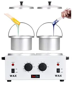 Profession eller Double Pot Wax Warmer für die Bikini-Haaren tfernung mit Körper beinen im Spa-Salon und für den persönlichen Gebrauch