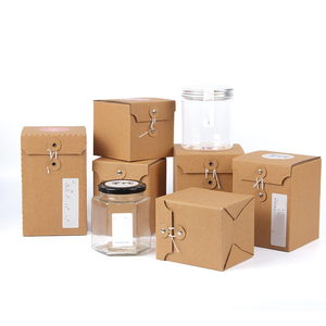 Caja <span class=keywords><strong>de</strong></span> Regalo <span class=keywords><strong>de</strong></span> Cartón Corrugado para <span class=keywords><strong>Miel</strong></span>, Caja <span class=keywords><strong>de</strong></span> Regalo para Tazas, Empaque para Té, Imprime Tu Propio Logotipo, Caja <span class=keywords><strong>de</strong></span> Papel Artesanal con Cuerda - Product Image 1