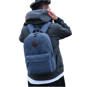 Nouveau <span class=keywords><strong>sac</strong></span> à dos en toile rétro à la mode pour hommes femmes à la mode décontracté extérieur <span class=keywords><strong>ordinateur</strong></span> cartable en Nylon pour les collégiens - Product Image 2