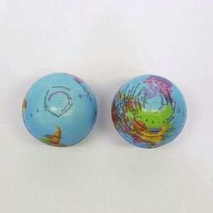 Pelota Antiestrés de Espuma de PU con Logotipo Personalizado, Pelota Deportiva con Diseño de la Tierra - Product Image 3