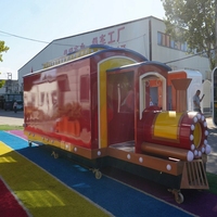 Camion de restauration motorisé en aluminium, style train, remorque alimentaire mobile, chariot à snacks, bar mobile, mini-restaurant, cuisine