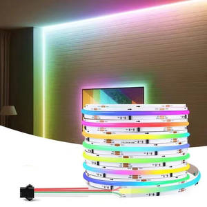 Strip LED COB 12V 24V WS2811 RGB IC 720LED/<span class=keywords><strong>m</strong></span>, Lampu CRI RA90 COB fleksibel terang tinggi warna mimpi penuh - Product Image 4