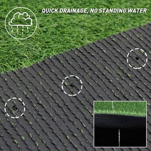 Alfombra de Césped <span class=keywords><strong>Artificial</strong></span> Económica de 6~15 mm, Apta <span class=keywords><strong>para</strong></span> Balcón, Decoración de Interiores, Patios y Alfombras DIY - Product Image 3