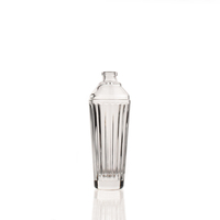 Flacon de parfum rectangulaire en verre de 50 ml, design personnalisé, bouchon doré, pompe anti-fuite, impression sérigraphique pour applications de brume