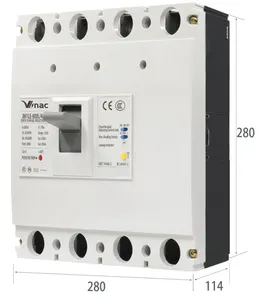 Vinac Overload Protection MCB MCCB ELCB Plastic Shell Circuit Breaker Air Switch Breaker AC380V 690V 800A