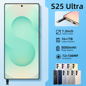 S25 Ultra + Versión global 5G Smartphones 512 GB Memoria grande Tarjeta SIM dual Teléfono móvil Reconocimiento facial Cámara de belleza Nuevo - Product Image 4