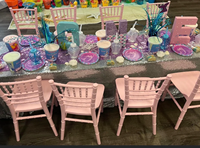 Ensemble de table et chaises rectangulaires en bois pour l'école maternelle, les enfants et les fêtes d'anniversaire - Vente en gros