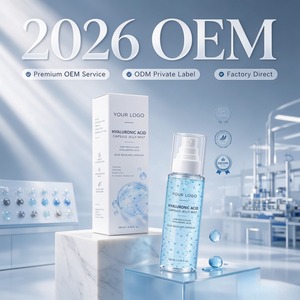 Brume en gelée de capsules d'acide hyaluronique, sérum spray à faible poids moléculaire, squalane bleu, marque privée, OEM, soins de la peau - Product Image 2