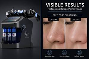 S.W Hydra Bubble 10-in-1 Macchina per la Cura della Pelle ad Uso Domestico con Getto di Ossigeno e Pulizia Profonda H2O2 - Product Image 6