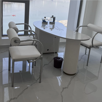 Chaise de salle à manger en acier inoxydable, chaise de café simple en acier, chaise inclinable de loisirs, chaise d'étude, chaise de salon