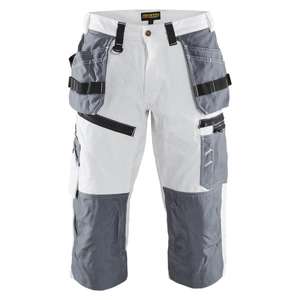 BLAKLADER - 151112101094C60 <b>Painters</b> Pirate trousers X1500 <b>White</b>/Grey - EAN 7330509372272 WORK TROUSERS CARGO WORK TROUSERS - Product Image 1