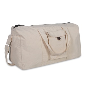 กระเป๋าเดินทางแบบดัฟเฟิลขนาดใหญ่สั่งทำพิเศษลดราคา กระเป๋าเป้ผ้าแคนวาสทำมือวีแกน ทนทาน เหมาะสำหรับกีฬา ฟิตเนส ท่องเที่ยว ใช้ได้ทั้งผู้ชายและผู้หญิง - Product Image 3