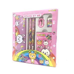 Suministros de papelería Traje de papelería de dibujos animados Traje de papelería Caja de regalo Kindergarten Escuela primaria Suministros para estudiantes - Product Image 1