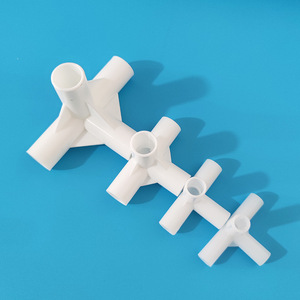 Baisuyuan Plastic 4 Way Connector 8mm-19mm Right Angle <b>Bracket</b> For Water Supply And Shoe Rack Support - Product Image 1