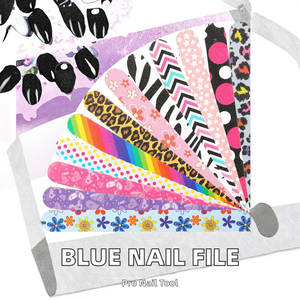 Lime à ongles double face bleue en émeri - Product Image 2