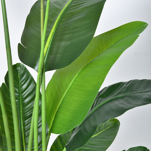 Gran Tropical Monstera palmera planta Artificial hojas de plátano de plástico para el hogar al aire libre jardín fiesta Deco planta en maceta - Product Image 3