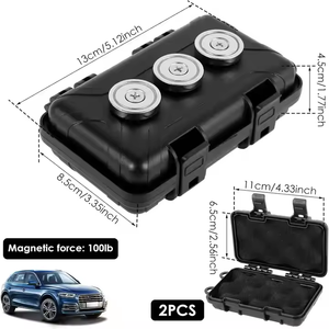 Gián Điệp tại chỗ Magnetic Mount thời tiết trường hợp đối với GPS Key Magnetic chủ dưới xe trackers Stash hộp khóa cho các hạng mục Key chủ - Product Image 4