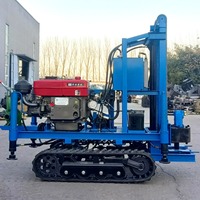Machine de forage de puits d'eau hydraulique pour forage de puits profonds de 100m, 130m, 150m, pour le forage d'eau souterraine