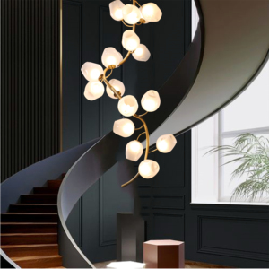 <span class=keywords><strong>VEKO</strong></span> Wohnzimmer Kronleuchter modern für hohe Decken Pendel leuchte modernen Luxus Kronleuchter nordischen Stil - Product Image 6