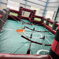 GMY Gonflables Baby-foot humain géant Jeu de sports d'extérieur Terrain de football humain gonflable de qualité commerciale