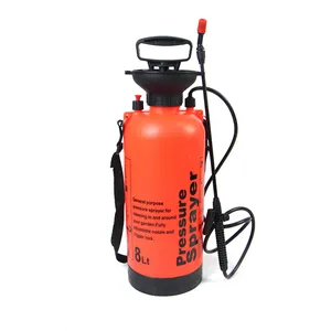 2-Gallon Pump Pressure Sprayer Pressurized Lawn Garden Water Spray Bottle with Adjustable Shoulder Strap, Pressure Relief Valve