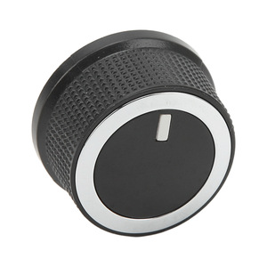 Perilla de Control de Temperatura del Aire Acondicionado Chevrolet 84793085 Negra con Anillo Plateado para Sistema de Climatización de Automóvil - Product Image 4